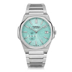 TOPHILL KIM Series Men's Automatic Watch 38.7mm Ultra-Slim 9mm Dress Watch Sunburst Dial Small Seconds Date Window Sapphire Crystal 5ATM Waterproof Stainless Steel Bracelet Mechanical Wristwatch Kim001 tophillwatch.com