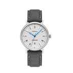 TOPHILL Men's Automatic Mechanical Watch – Miyota 9015 Movement, Sapphire Crystal, 40mm 316L Stainless Steel Case, Genuine Leather Strap, 5ATM Waterproof,TW109G