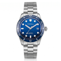TOPHILL Automatic Diver Watch for Men, 39.5mm Stainless Steel Mechanical Watch with Ceramic Bezel, Sapphire Coated K1 Glass, 100M Waterproof, Japanese Miyota 8215 Movement,TD017G