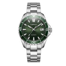 Lade das Bild in den Galerie-Viewer, TOPHILL Men Watches Analog Automatic Watch|Miyota 8215 Movement|20ATM Waterproof Diver Watch with Sapphire Crystal|Ceramic Bezel|C3 Luminous|316L Stainless Steel tophillwatch.com
