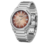 TOPHILL KIM Series Men's Automatic Watch 38.7mm Ultra-Slim 9mm Dress Watch Sunburst Dial Small Seconds Date Window Sapphire Crystal 5ATM Waterproof Stainless Steel Bracelet Mechanical Wristwatch Kim001 tophillwatch.com