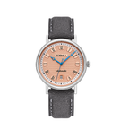 TOPHILL Men's Automatic Mechanical Watch – Miyota 9015 Movement, Sapphire Crystal, 40mm 316L Stainless Steel Case, Genuine Leather Strap, 5ATM Waterproof,TW109G
