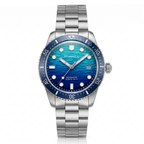 TOPHILL Automatic Diver Watch for Men, 39.5mm Stainless Steel Mechanical Watch with Ceramic Bezel, Sapphire Coated K1 Glass, 100M Waterproof, Japanese Miyota 8215 Movement,TD017G