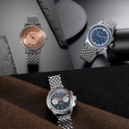 TOPHILL 20mm Beads Of Rice Watch Bracelet Polished Quick Release Endlinks Screw Links Universal 316L S. Steel Watchband Silver tophillwatch.com