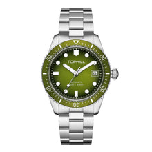 Lade das Bild in den Galerie-Viewer, TOPHILL Men's Automatic Mechanical Watch 40mm Stainless Steel Bracelet 10ATM Waterproof NH35 Movement Luminous Date Window Dress Watch TD010G tophillwatch.com
