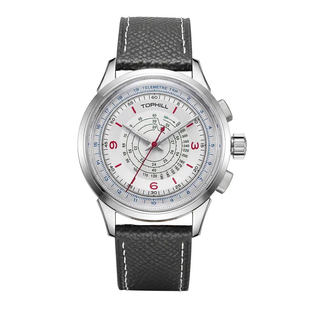 TOPHILL Special Edition Hand-Wound Mechanical Chronograph Watch for Men, Seagull ST1901 Movement, 40mm 316L Stainless Steel Case, Sapphire Crystal | TL030G.S tophillwatch.com