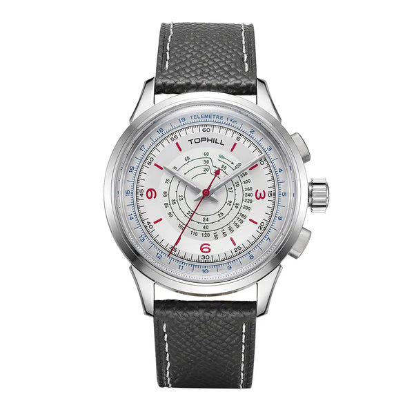 TOPHILL Special Edition Hand-Wound Mechanical Chronograph Watch for Men, Seagull ST1901 Movement, 40mm 316L Stainless Steel Case, Sapphire Crystal | TL030G.S tophillwatch.com
