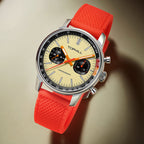 TOPHILL Men's Hand-Wound Chronograph - 40mm 316L Steel, Seagull ST1901 Movement, Sapphire Glass, Tachymeter Bezel, Silicone Band, Super-Luminova, Mechanical Racing Watch tophillwatch.com