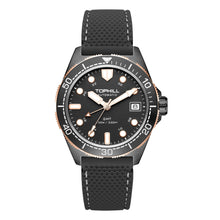 Lade das Bild in den Galerie-Viewer, TOPHILL Mens Watches GMT Automatic Dive Watch|39.5mm 316L Steel Dive Watch|NH34 Movement|Sapphire Crystal|Ceramic Bezel|10ATM Water Resistant|BGW9 Luminous Rubber Strap Watch for Men tophillwatch.com
