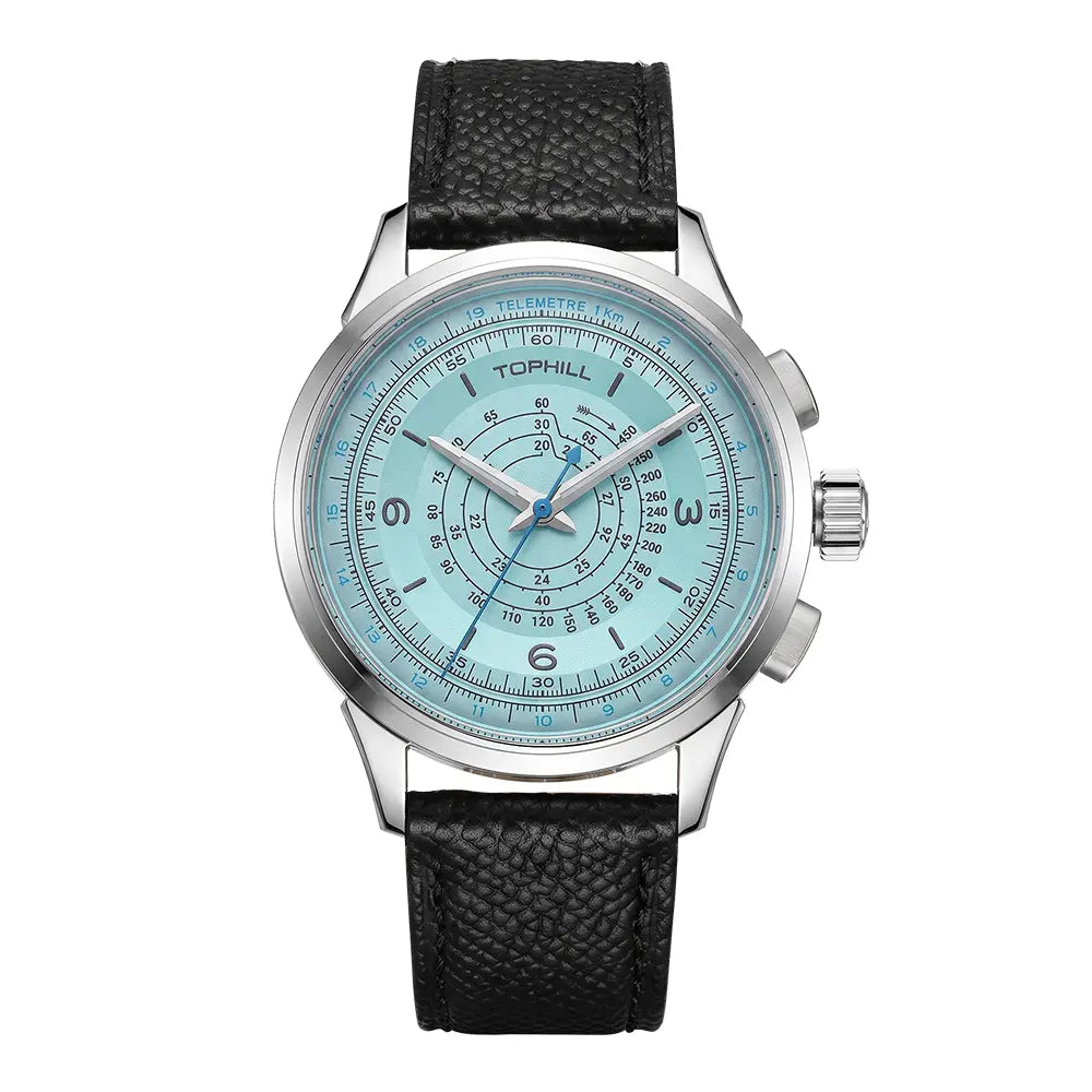 TOPHILL Special Edition Hand-Wound Mechanical Chronograph Watch for Men, Seagull ST1901 Movement, 40mm 316L Stainless Steel Case, Sapphire Crystal | TL030G.S tophillwatch.com
