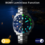 TOPHILL Automatic Watches for Men|Diving Watch 300M Waterproof|GMT Watch|Super Luminous|Screw-Down Crown & HEV|Ceramic Bezel|316L Stainless Steel & Sapphire Crystal|Black Luxury Watch for Business Scuba Diving|TD012 tophillwatch.com