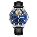 TOPHILL Men's Tourbillon Automatic Mechanical Watch 43.7mm Sapphire Crystal Leather Strap 5ATM Waterproof Kinetic Energy Reserve Display Luxury Dress Watch TU013G tophillwatch.com