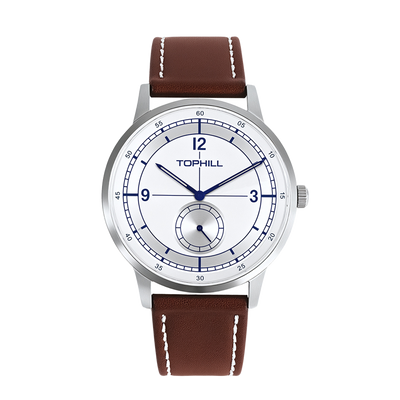 TOPHILL Men's Field Watch TD098G - 42mm Stainless Steel Case, Sapphire Glass, Colorful NATO Strap, Japanese Quartz Movement, 5ATM Water Resistant, Everyday Casual Watch for Men tophillwatch.com