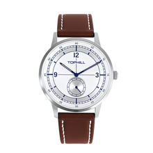 Charger l'image dans la galerie, TOPHILL Men's Field Watch TD098G - 42mm Stainless Steel Case, Sapphire Glass, Colorful NATO Strap, Japanese Quartz Movement, 5ATM Water Resistant, Everyday Casual Watch for Men tophillwatch.com
