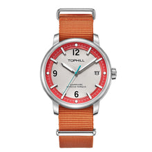 Charger l'image dans la galerie, TOPHILL Men's Casual Sport Watch - 42mm Quartz, Sapphire Glass, NATO Nylon Band, Date Window, 5ATM Water Resistant, Military-Inspired Outdoor Watch for Men tophillwatch.com
