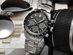 TOPHILL Men's Watch Solar Chronograph Watches for Men TL029G|42mm 316L Stainless Steel, Sapphire Crystal|5ATM Water Resistant, Sport Casual Wrist Watch for Men tophillwatch.com