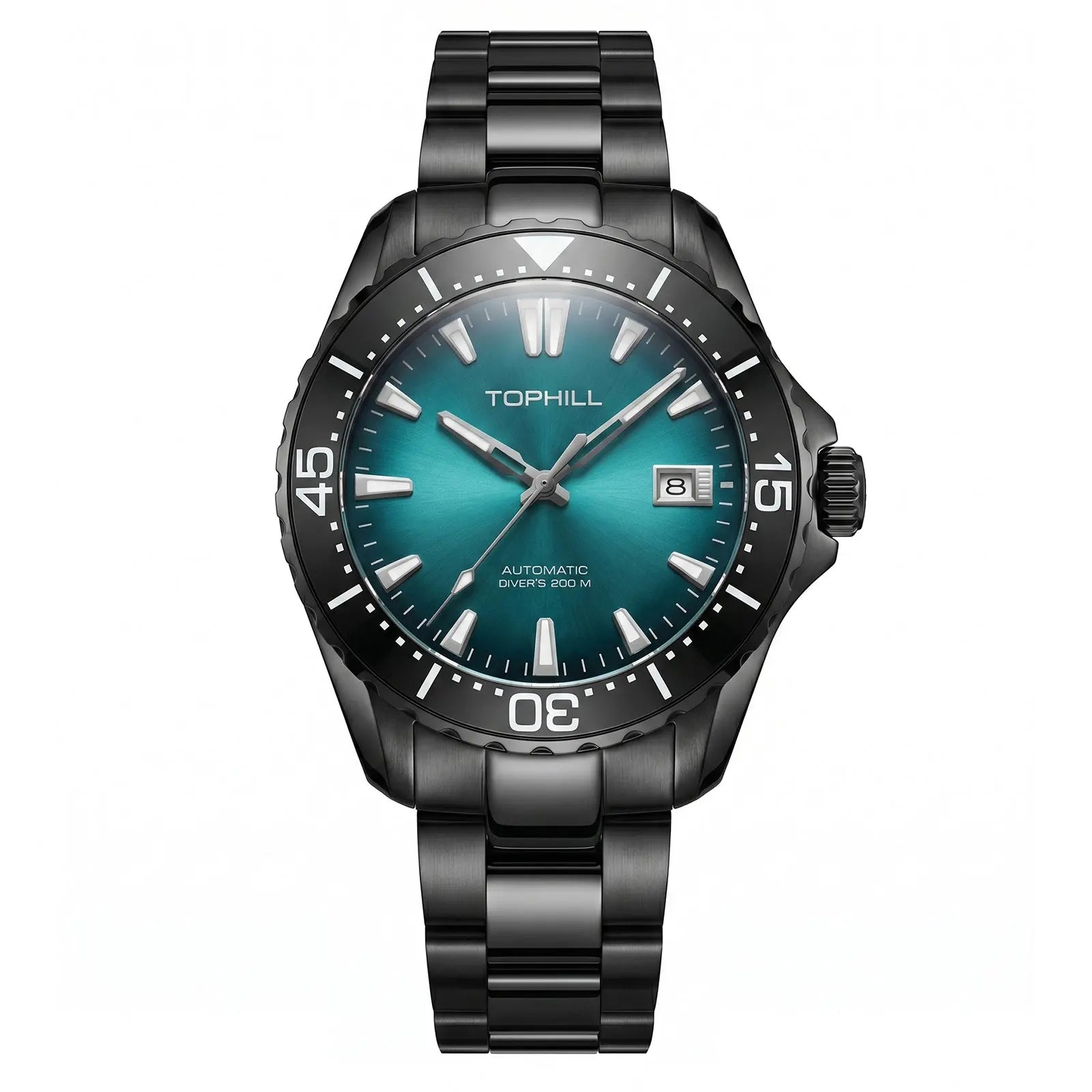 TOPHILL Men Watches Analog Automatic Watch|Miyota 8215 Movement|20ATM Waterproof Diver Watch with Sapphire Crystal|Ceramic Bezel|C3 Luminous|TD015G tophillwatch.com