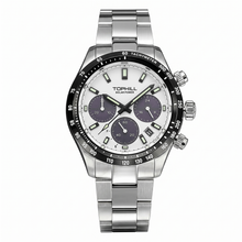 Charger l'image dans la galerie, TOPHILL Men's Watch Solar Chronograph Watches for Men TL029G|42mm 316L Stainless Steel, Sapphire Crystal|5ATM Water Resistant, Sport Casual Wrist Watch for Men tophillwatch.com
