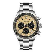 Charger l'image dans la galerie, TOPHILL Men's Watch Solar Chronograph Watches for Men TL029G|42mm 316L Stainless Steel, Sapphire Crystal|5ATM Water Resistant, Sport Casual Wrist Watch for Men tophillwatch.com
