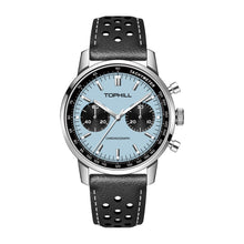 Lade das Bild in den Galerie-Viewer, TOPHILL Seagull 1963 Chronograph Watch for Men|ST1901 Hand-Winding Mechanical Movement|40mm Vintage Racing Watch|Sapphire Crystal|316L Stainless Steel Case|5ATM Waterproof|Genuine Leather Strap with Milanese Band tophillwatch.com
