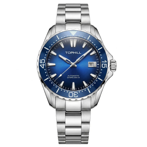 TOPHILL Men Watches Analog Automatic Watch|Miyota 8215 Movement|20ATM Waterproof Diver Watch with Sapphire Crystal|Ceramic Bezel|C3 Luminous|TD015G tophillwatch.com