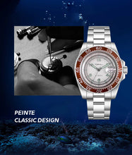 Lade das Bild in den Galerie-Viewer, TOPHILL SIMPLE Men's Classic Analog Watch - 40mm Steel Case, Sapphire Glass, Leather Band, Multi-Level Dial with Date Display, 3ATM Water Resistant, Minimalist Business Watch for Men tophillwatch.com
