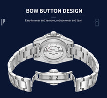 Charger l'image dans la galerie, TOPHILL Men's Vintage Diver Watch - 41mm Automatic, 2813 Movement, Sparkle Texture Dial, Two-Tone Bezel, Sapphire Glass, 3ATM Water Resistant, Steel Band, Retro Style tophillwatch.com
