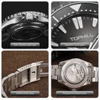 TOPHILL Men Watches Analog Automatic Watch|Miyota 8215 Movement|20ATM Waterproof Diver Watch with Sapphire Crystal|Ceramic Bezel|C3 Luminous|TD015G tophillwatch.com