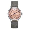 TOPHILL One-Hand Automatic Watch for Men, 40mm Miyota 9039 Movement, Sapphire Crystal, 316L Stainless Steel, 5ATM Waterproof, Genuine Leather Strap KIM002G