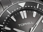 TOPHILL Men Watches Analog Automatic Watch|Miyota 8215 Movement|20ATM Waterproof Diver Watch with Sapphire Crystal|Ceramic Bezel|C3 Luminous|316L Stainless Steel tophillwatch.com