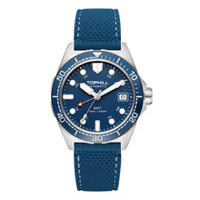 Lade das Bild in den Galerie-Viewer, TOPHILL Mens Watches GMT Automatic Dive Watch|39.5mm 316L Steel Dive Watch|NH34 Movement|Sapphire Crystal|Ceramic Bezel|10ATM Water Resistant|BGW9 Luminous Rubber Strap Watch for Men tophillwatch.com
