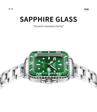 Lade das Bild in den Galerie-Viewer, TOPHILL Men's Square Automatic Diver - 39mm 316L Steel, 10ATM/100M Water Resistant, Unidirectional Bezel, Date Window, Sapphire Glass, Turtle Safety Clasp, Original Design tophillwatch.com

