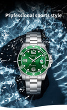 Lade das Bild in den Galerie-Viewer, TOPHILL Men's Classic Diver Watch - 41mm Automatic Mechanical, Unidirectional Bezel, Date Window, Sapphire Glass, Steel Bracelet, 30M Water Resistant, Butterfly Clasp tophillwatch.com

