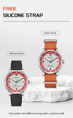TOPHILL Men's Casual Sport Watch - 42mm Quartz, Sapphire Glass, NATO Nylon Band, Date Window, 5ATM Water Resistant, Military-Inspired Outdoor Watch for Men tophillwatch.com