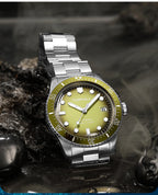 TOPHILL Men's Automatic Mechanical Watch 40mm Stainless Steel Bracelet 10ATM Waterproof NH35 Movement Luminous Date Window Dress Watch TD010G tophillwatch.com