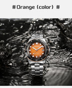 TOPHILL Men's Automatic Mechanical Watch 40mm Stainless Steel Bracelet 10ATM Waterproof NH35 Movement Luminous Date Window Dress Watch TD010G tophillwatch.com