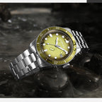 TOPHILL Men's Automatic Mechanical Watch 40mm Stainless Steel Bracelet 10ATM Waterproof NH35 Movement Luminous Date Window Dress Watch TD010G tophillwatch.com