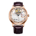 TOPHILL Men's Tourbillon Automatic Mechanical Watch 42.5mm Sapphire Crystal Leather Strap 5ATM Waterproof Retrograde Date Power Reserve Display Luxury Watch TU009G tophillwatch.com