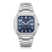 Lade das Bild in den Galerie-Viewer, TOPHILL Men's Square Automatic Watch - 39mm 316L Steel Case &amp; Bracelet, Date Window, Sapphire Glass, 5ATM Water Resistant, Butterfly Clasp, Luxury Sports Watch tophillwatch.com
