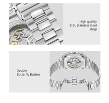 Lade das Bild in den Galerie-Viewer, TOPHILL Men's Square Automatic Watch - 39mm 316L Steel Case &amp; Bracelet, Date Window, Sapphire Glass, 5ATM Water Resistant, Butterfly Clasp, Luxury Sports Watch tophillwatch.com
