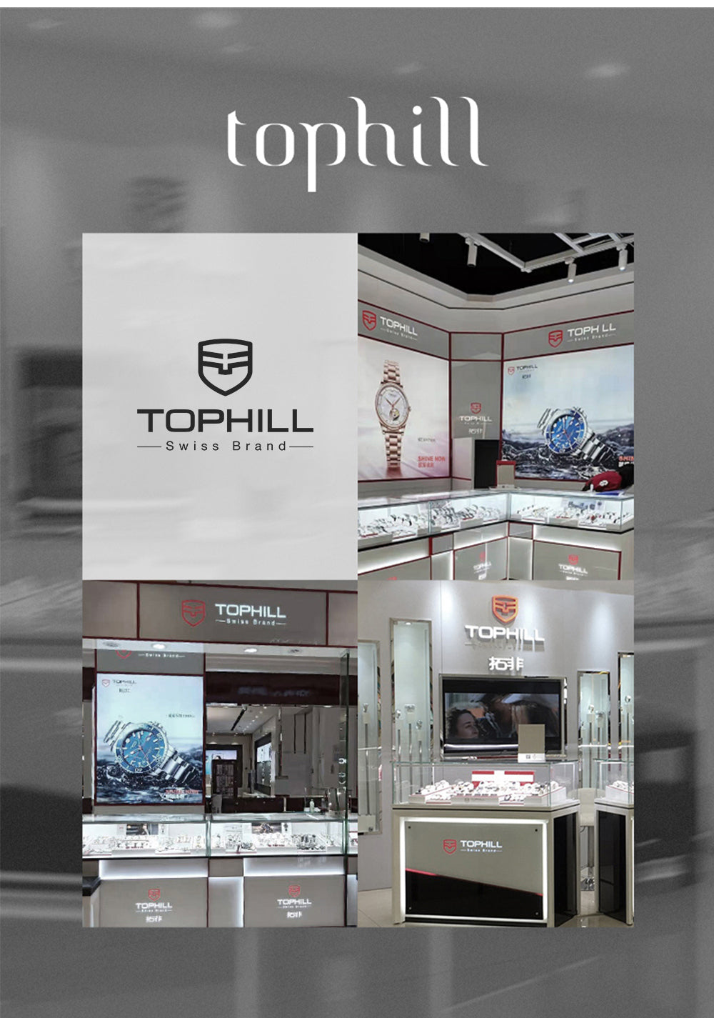 TOPHILL Men's Square Automatic Watch - 39mm 316L Steel Case & Bracelet, Date Window, Sapphire Glass, 5ATM Water Resistant, Butterfly Clasp, Luxury Sports Watch tophillwatch.com