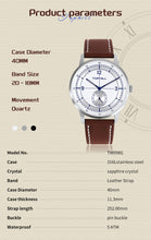 Charger l'image dans la galerie, TOPHILL Men's Field Watch TD098G - 42mm Stainless Steel Case, Sapphire Glass, Colorful NATO Strap, Japanese Quartz Movement, 5ATM Water Resistant, Everyday Casual Watch for Men tophillwatch.com
