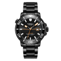 TOPHILL Men's Professional Diver Watch - 45mm Automatic, 300m/1000ft Water Resistant, Unidirectional Bezel, Luminous Dial, Steel Bracelet + Bonus Rubber Band, TD003G tophillwatch.com