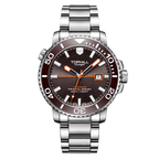 TOPHILL Men's Professional Diver Watch - 45mm Automatic, 300m/1000ft Water Resistant, Unidirectional Bezel, Luminous Dial, Steel Bracelet + Bonus Rubber Band, TD003G tophillwatch.com