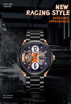 TOPHILL Men's Automatic Mechanical Watch - 44mm Open-Work Racing Dial, 21,600 BPH Self-Winding, 316L Stainless Steel, Sapphire Glass, 5ATM Water Resistant, Sport Luxury Wristwatch tophillwatch.com