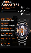 画像をギャラリービューアに読み込む, TOPHILL Men's Automatic Mechanical Watch - 44mm Open-Work Racing Dial, 21,600 BPH Self-Winding, 316L Stainless Steel, Sapphire Glass, 5ATM Water Resistant, Sport Luxury Wristwatch tophillwatch.com
