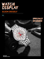 TOPHILL Men's Automatic Mechanical Watch - 44mm Open-Work Racing Dial, 21,600 BPH Self-Winding, 316L Stainless Steel, Sapphire Glass, 5ATM Water Resistant, Sport Luxury Wristwatch tophillwatch.com