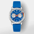 TOPHILL Men's Hand-Wound Chronograph - 40mm 316L Steel, Seagull ST1901 Movement, Sapphire Glass, Tachymeter Bezel, Silicone Band, Super-Luminova, Mechanical TL025 tophillwatch.com