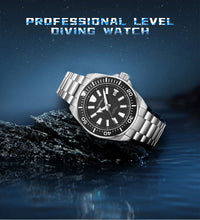 Lade das Bild in den Galerie-Viewer, TOPHILL Men's Automatic Dive Watch 300M Waterproof, NH35 Movement, Sapphire Crystal, 316L Steel Bracelet, Luminous Dial, Date Function, Professional Diving Equipment TD008G tophillwatch.com
