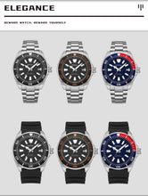 Lade das Bild in den Galerie-Viewer, TOPHILL Men's Automatic Dive Watch 300M Waterproof, NH35 Movement, Sapphire Crystal, 316L Steel Bracelet, Luminous Dial, Date Function, Professional Diving Equipment TD008G tophillwatch.com
